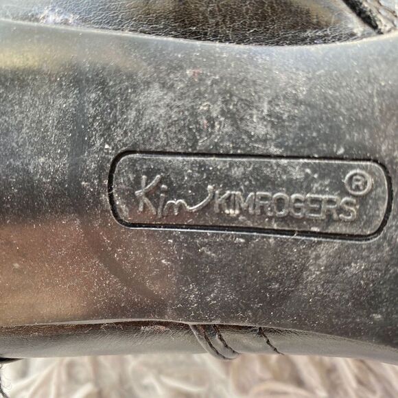 KIM ROGERS Jolie Women's 10M US Black Knee High Boots Faux Leather - Picture 6 of 16